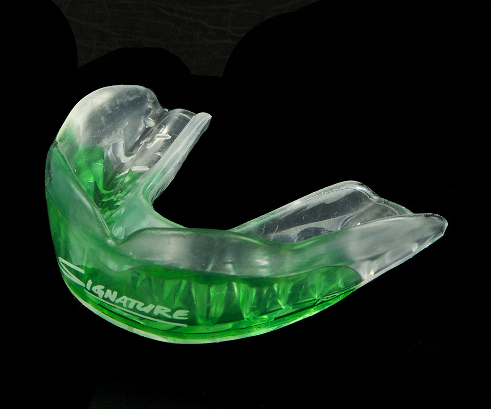Custom VIPA Green Signature MouthguardsSignature Mouthguards